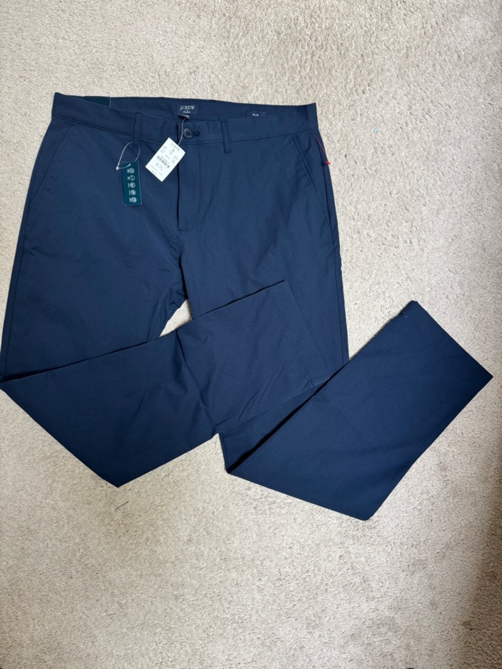 J. Crew Dark Navy Slim Chino Pants